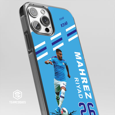 Coque joueur RIYAD MAHREZ MANCHESTER MAN CITY - TEAMCOQUES