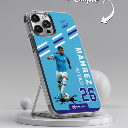 Vidéo Coque joueur RIYAD MAHREZ MANCHESTER MAN CITY - TEAMCOQUES
