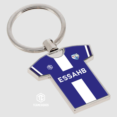 Porte-clés métal maillot hand amateur ESSAHB personnalisable - TEAMCOQUES