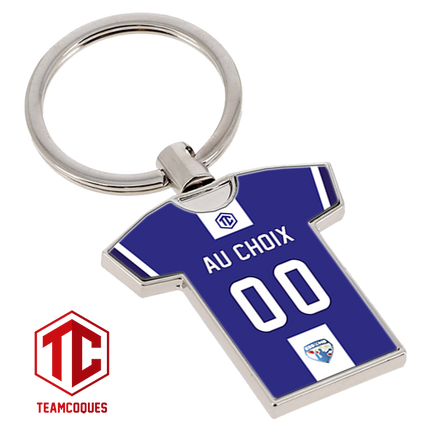 Porte-clés métal maillot hand amateur ESSAHB personnalisable - TEAMCOQUES