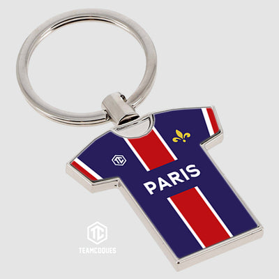 Porte-clés métal maillot foot PARIS SG PSG n°1 - TEAMCOQUES