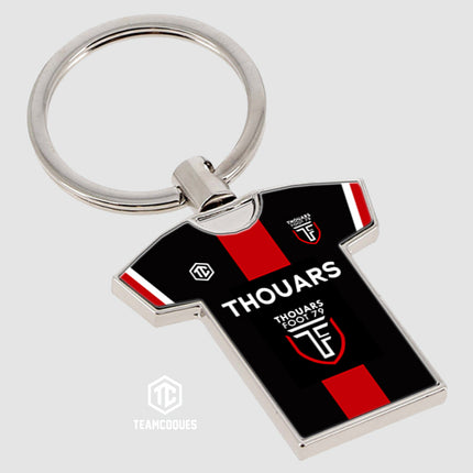 Porte-clés métal maillot foot amateur THOUARS FOOT 79 personnalisable - TEAMCOQUES