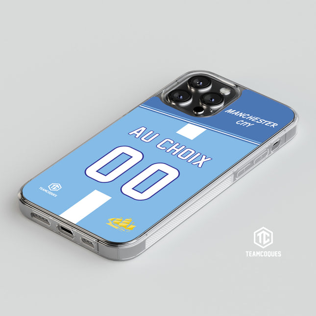 Coque foot MANCHESTER MAN CITY personnalisable - TEAMCOQUES