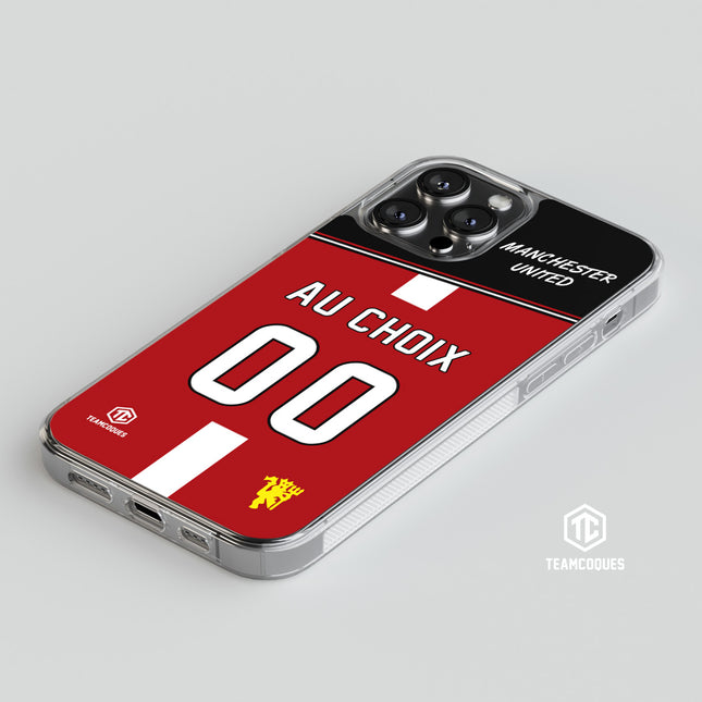 Coque foot MANCHESTER UNITED MAN UTD personnalisable - TEAMCOQUES