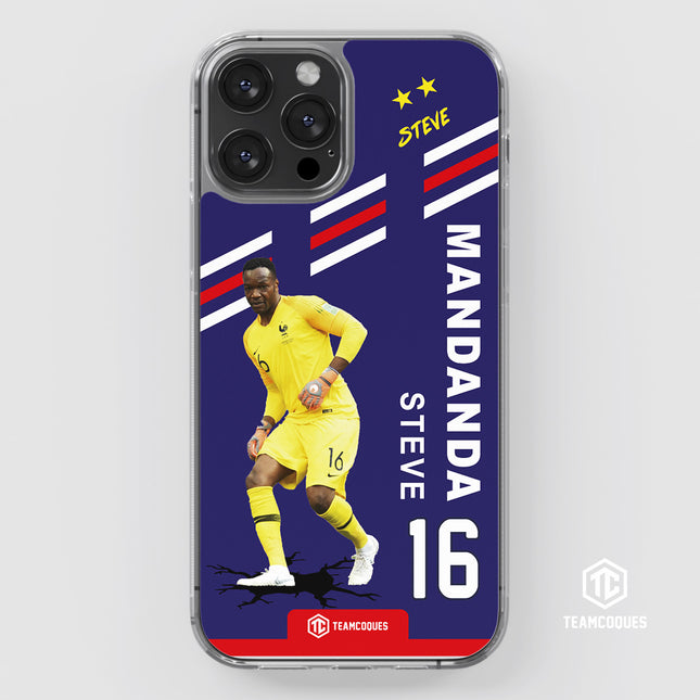 Coque joueur STEVE MANDANDA EQUIPE DE FRANCE EDF - TEAMCOQUES