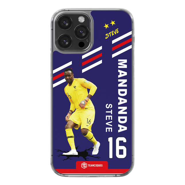 Coque joueur STEVE MANDANDA EQUIPE DE FRANCE EDF - TEAMCOQUES