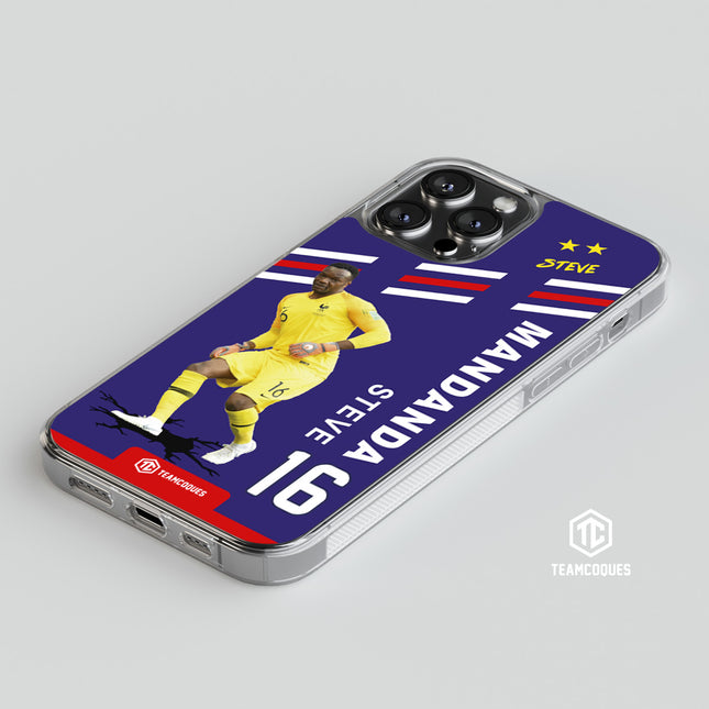 Coque joueur STEVE MANDANDA EQUIPE DE FRANCE EDF - TEAMCOQUES