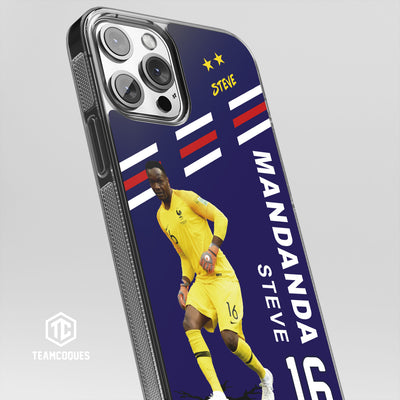 Coque joueur STEVE MANDANDA EQUIPE DE FRANCE EDF - TEAMCOQUES