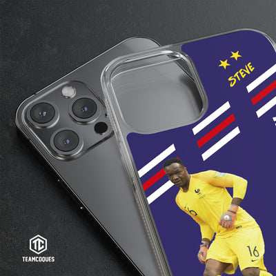 Coque joueur STEVE MANDANDA EQUIPE DE FRANCE EDF - TEAMCOQUES