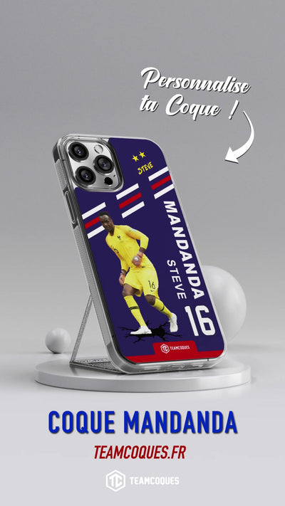 Vidéo Coque joueur STEVE MANDANDA EQUIPE DE FRANCE EDF - TEAMCOQUES