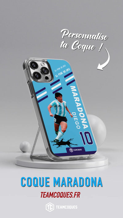 Vidéo Coque joueur DIEGO MARADONA ARGENTINE - TEAMCOQUES