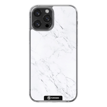 Coque design MARBRE 01 BLANC - TEAMCOQUES