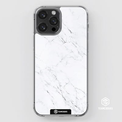 Coque design MARBRE 01 BLANC - TEAMCOQUES