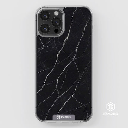 Coque design MARBRE 02 NOIR - TEAMCOQUES