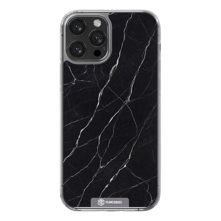 Coque design MARBRE 02 NOIR - TEAMCOQUES