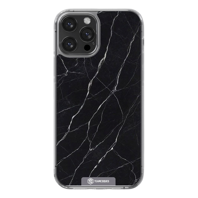 Coque design MARBRE 02 NOIR - TEAMCOQUES