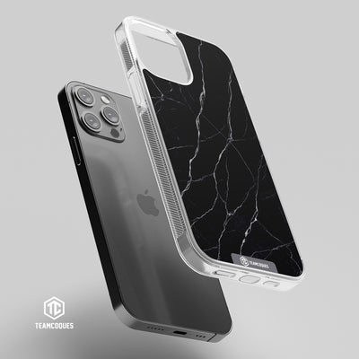 Coque design MARBRE 02 NOIR - TEAMCOQUES
