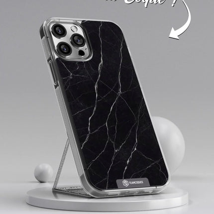 Vidéo Coque design MARBRE 02 NOIR - TEAMCOQUES