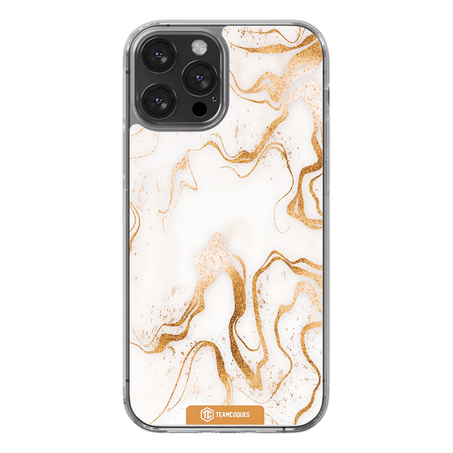 Coque design MARBRE 03 GOLD - TEAMCOQUES