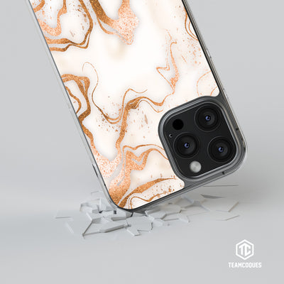 Coque design MARBRE 03 GOLD - TEAMCOQUES