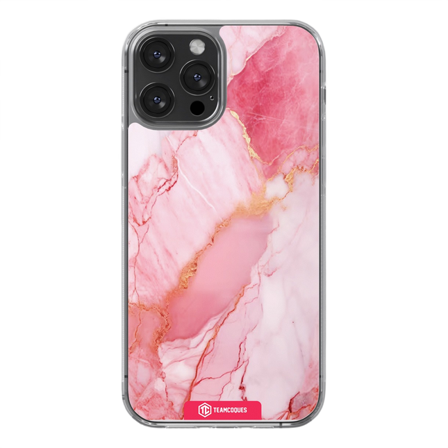 Coque design MARBRE 05 ROSE 1 - TEAMCOQUES