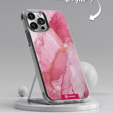 Vidéo Coque design MARBRE 05 ROSE 1 - TEAMCOQUES