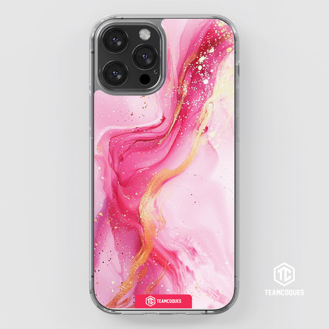 Coque design MARBRE 07 PAILLETTES 1 - TEAMCOQUES