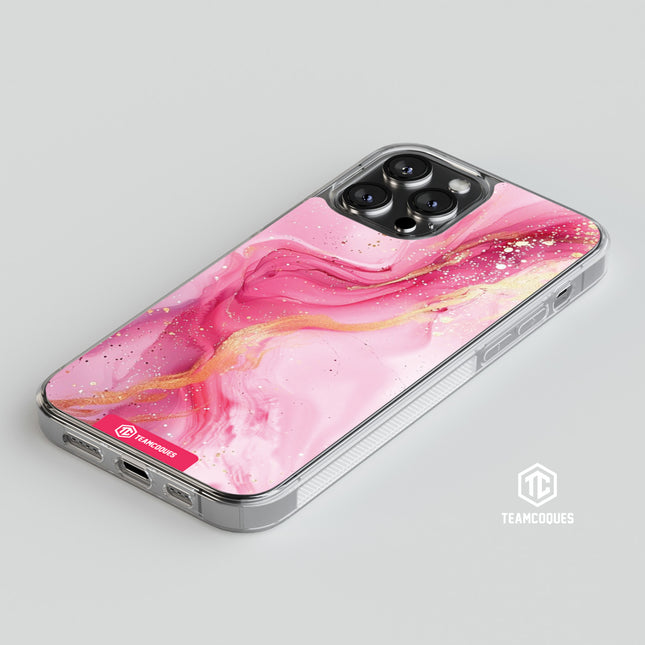 Coque design MARBRE 07 PAILLETTES 1 - TEAMCOQUES