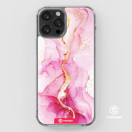 Coque design MARBRE 08 PAILLETTES 2 - TEAMCOQUES