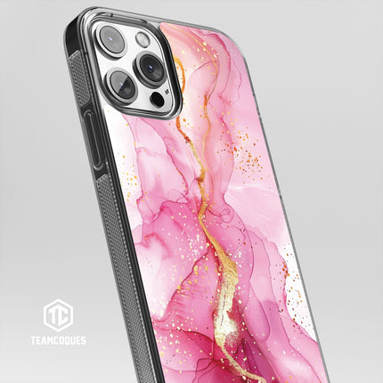 Coque design MARBRE 08 PAILLETTES 2 - TEAMCOQUES