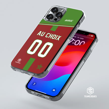 Coque foot MAROC personnalisable - TEAMCOQUES