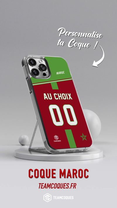 Vidéo Coque foot MAROC personnalisable - TEAMCOQUES