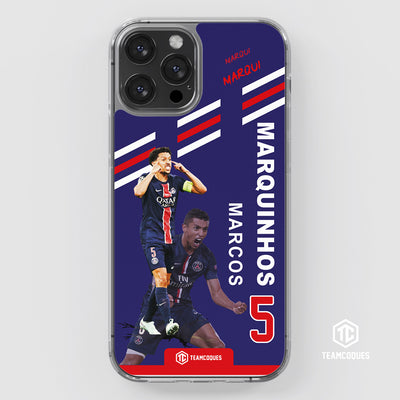 Coque joueur MARQUINHOS PARIS PSG - TEAMCOQUES
