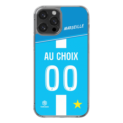 Coque foot MARSEILLE OM Extérieur personnalisable - TEAMCOQUES