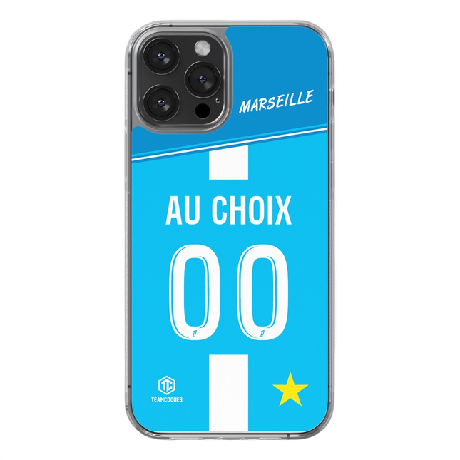 Coque foot MARSEILLE OM Extérieur personnalisable - TEAMCOQUES