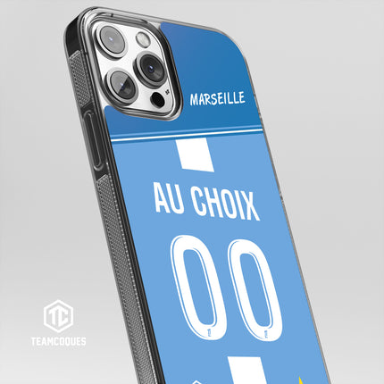 Coque foot MARSEILLE OM Extérieur personnalisable - TEAMCOQUES