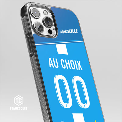 Coque foot MARSEILLE OM Extérieur personnalisable - TEAMCOQUES