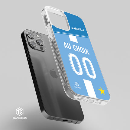 Coque foot MARSEILLE OM Extérieur personnalisable - TEAMCOQUES