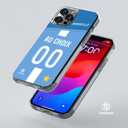 Coque foot MARSEILLE OM Extérieur personnalisable - TEAMCOQUES