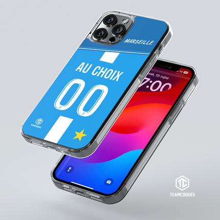 Coque foot MARSEILLE OM Extérieur personnalisable - TEAMCOQUES