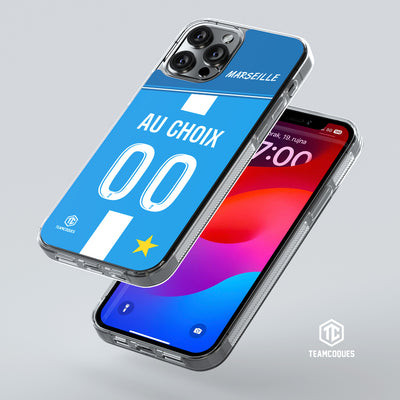 Coque foot MARSEILLE OM Extérieur personnalisable - TEAMCOQUES