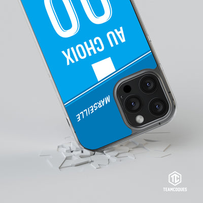 Coque foot MARSEILLE OM Extérieur personnalisable - TEAMCOQUES