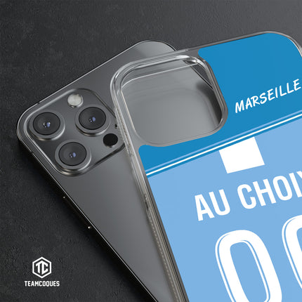 Coque foot MARSEILLE OM Extérieur personnalisable - TEAMCOQUES