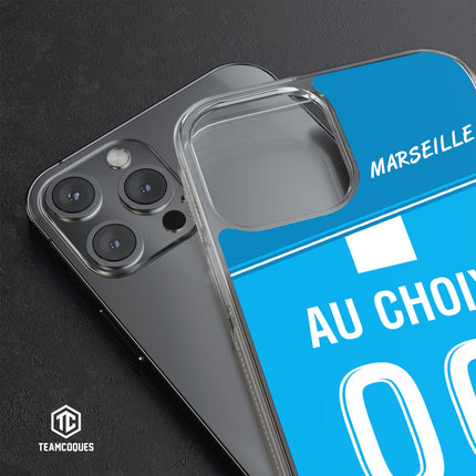 Coque foot MARSEILLE OM Extérieur personnalisable - TEAMCOQUES