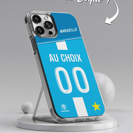 Vidéo Coque foot MARSEILLE OM Extérieur personnalisable - TEAMCOQUES