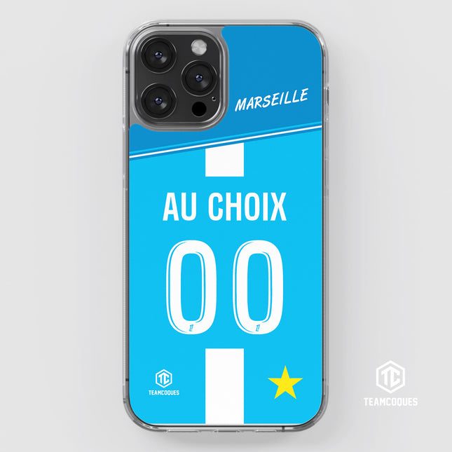 Coque foot MARSEILLE OM Extérieur personnalisable - TEAMCOQUES