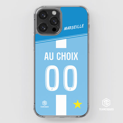 Coque foot MARSEILLE OM Extérieur personnalisable - TEAMCOQUES