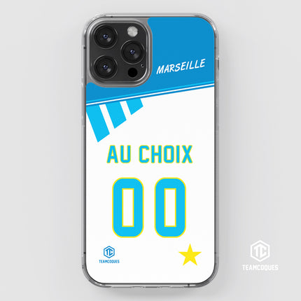 Coque foot MARSEILLE 1993 OM 93 personnalisable - TEAMCOQUES