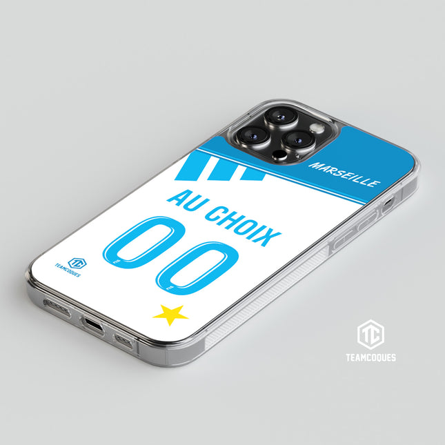 Coque foot MARSEILLE 1993 OM 93 personnalisable - TEAMCOQUES
