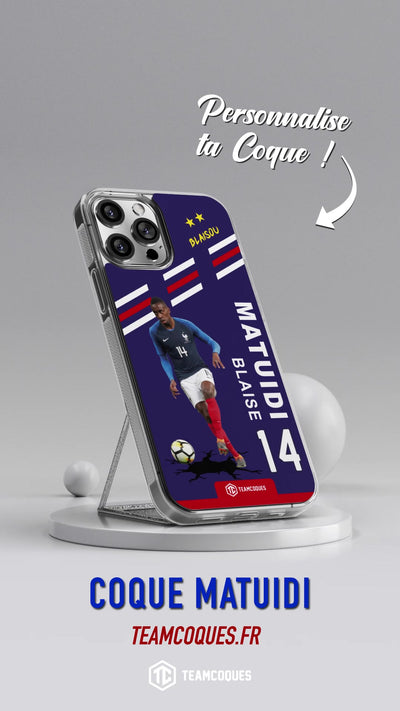 Vidéo Coque joueur BLAISE MATUIDI EQUIPE DE FRANCE EDF - TEAMCOQUES